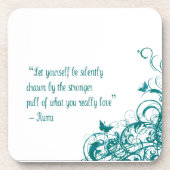 瑠美ラブ引用文 コースター (正面)