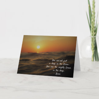 瑠美引用文の人生。お前はただの一滴じゃない… カード