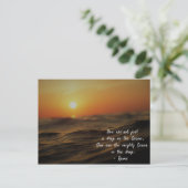 瑠美引用文の人生。お前はただの一滴じゃない… ポストカード (スタンド正面)