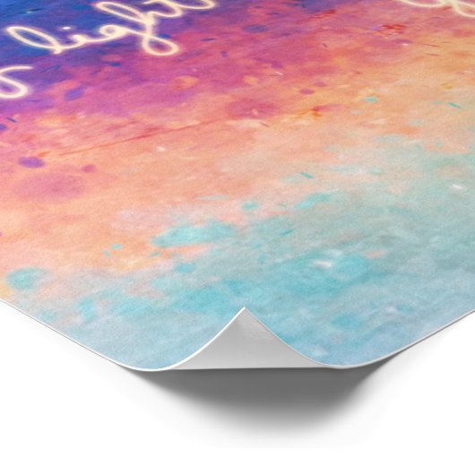 瑠美引用文抽象芸術 ポスター (角)