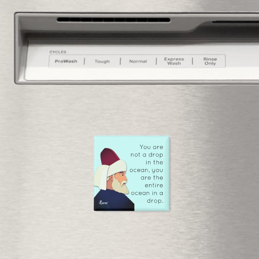 瑠美引用文:あなたは海の一滴ではない… マグネット (インサイチュ (食洗機))