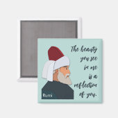 瑠美引用文:私の中に見える美しいは… マグネット (正面/裏面)