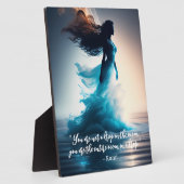 瑠美海引用文ドリームスケープ卓上プラーク フォトプラーク (側面)