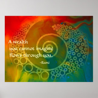 瑠美疑問に思詩画の世界 ポスター