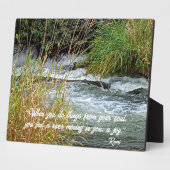 瑠美詩ランニング節の川 フォトプラーク (側面)