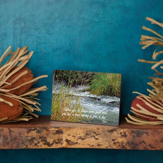 瑠美詩走節の川 フォトプラーク (側面)