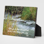 瑠美詩走節の川 フォトプラーク (側面)