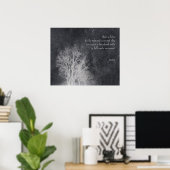 瑠美「これが愛だ」詩引用文 ポスター (ホームオフィス)