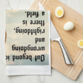 瑠美 – そこで会おう キッチンタオル (四つ折り)