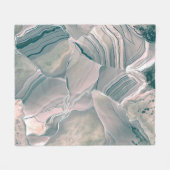 瑪瑙のグロー フリースブランケット (正面(横))