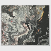 瑪瑙の液体大理石 ラッピングペーパー (フラット)