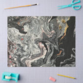 瑪瑙の液体大理石 薄葉紙 (クラフト)