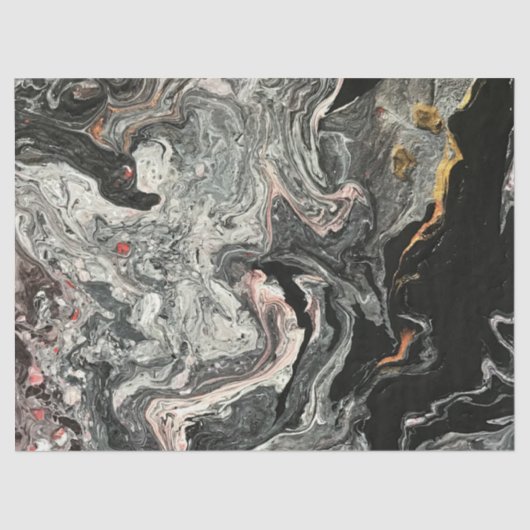 瑪瑙の液体大理石 薄葉紙 (正面)