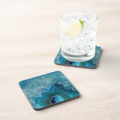 瑪瑙の石造りのGeodeの晶洞の鉱物 コースター (右側)