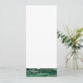 瑪瑙グリーン金ゴールドグリッター大理石名前をカスタムするメニュー メニュー (スタンド正面)