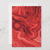 瑪瑙コレクション ポインシアナ レッド 招待状 (裏面)