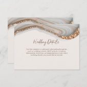 瑪瑙ストーンマーブル詳細エンクロージャカード エンクロージャーカード (正面/裏面)