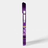 瑪瑙パープル金ゴールド名前をカスタムするiPhoneケース Case-Mate iPhoneケース (裏面 / 左)