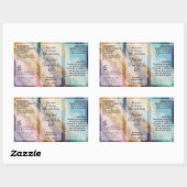 瑪瑙ボトルラベル4ozまたは油スポイト製品 長方形シール (シート)