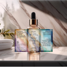 瑪瑙ボトルラベル4ozまたは油スポイト製品