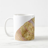 *~*瑪瑙ロックウォーター色金ゴールドグリッターGeode コーヒーマグカップ (左)