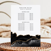 瑪瑙 ブラック ゴールド マーブル サービス 価格 メニュー