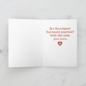 環境あなた自身の-クリスマスカード シーズンカード (内部)