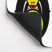 環境とモンキーマスコットv1 マウスパッド (コーナー)