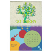 環境についての意識の12か月 カレンダー (3月 2026)