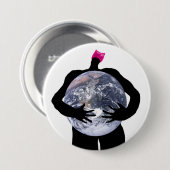 環境についてのPussyhatsの心配 缶バッジ (正面&裏面)
