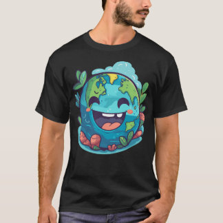 環境にやさしいことをしようとかわいいかわいい地球コレクション Tシャツ