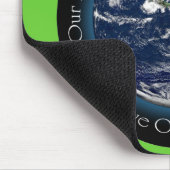 環境にやさしいことをしようにマウスパッドを時間を計って下さい マウスパッド (コーナー)