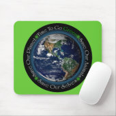 環境にやさしいことをしようにマウスパッドを時間を計って下さい マウスパッド (マウス)