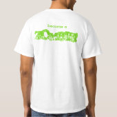 環境にやさしいことをしようの…ゾンビ! Tシャツ (裏面)