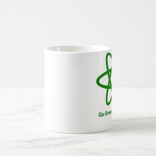 環境にやさしいことをしようは、マグ核武装します コーヒーマグカップ (中央)