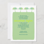 環境にやさしいことをしようアースバーバルミツワー招待状 招待状 (正面)