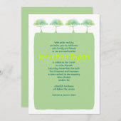 環境にやさしいことをしようアースバーバルミツワー招待状 招待状 (正面/裏面)