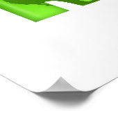 環境にやさしいことをしようエコツリーリサイクルイラストレーションポスター ポスター (角)