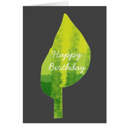 環境にやさしいことをしようエコ自然葉デザイン (正面)