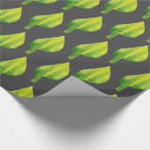 環境にやさしいことをしようエコ自然葉デザイン ラッピングペーパー (角)