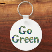 環境にやさしいことをしようキーチェーン キーホルダー (正面)