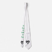 環境にやさしいことをしようゴーヘルシーゴービーガン ネクタイ (裏面)