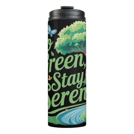 環境にやさしいことをしようステイセレーヌティー タンブラー (正面)