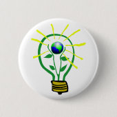 環境にやさしいことをしようボタン 缶バッジ (正面)