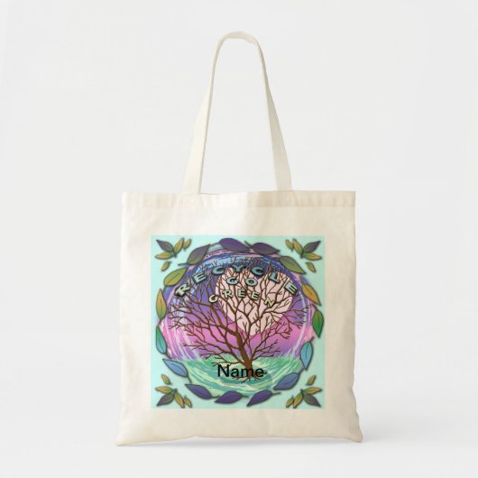 環境にやさしいことをしようリサイクルトートバッグ トートバッグ (正面)