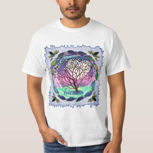 環境にやさしいことをしようリサイクルTシャツ Tシャツ (正面)