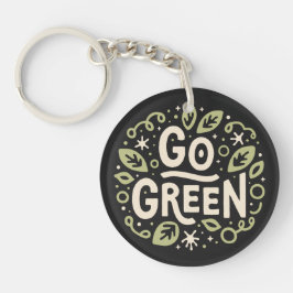 環境にやさしいことをしよう環境にやさし美学 キーホルダー