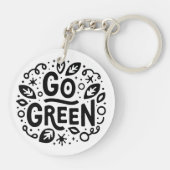 環境にやさしいことをしよう生態引用文 キーホルダー (裏面)