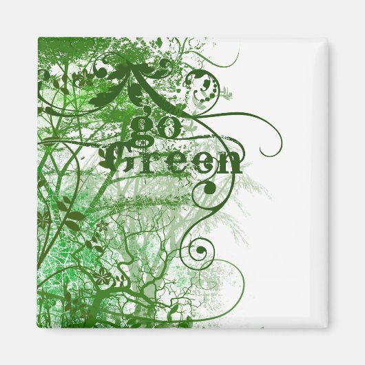 環境にやさしいことをしよう磁石 マグネット (正面)