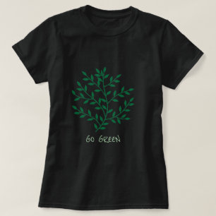 環境にやさしいことをしよう離れスコーガン葉 Tシャツ